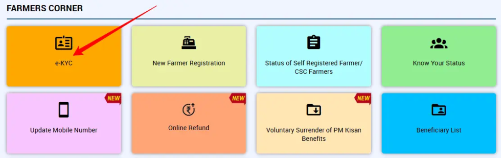PM Kisan e-KYC