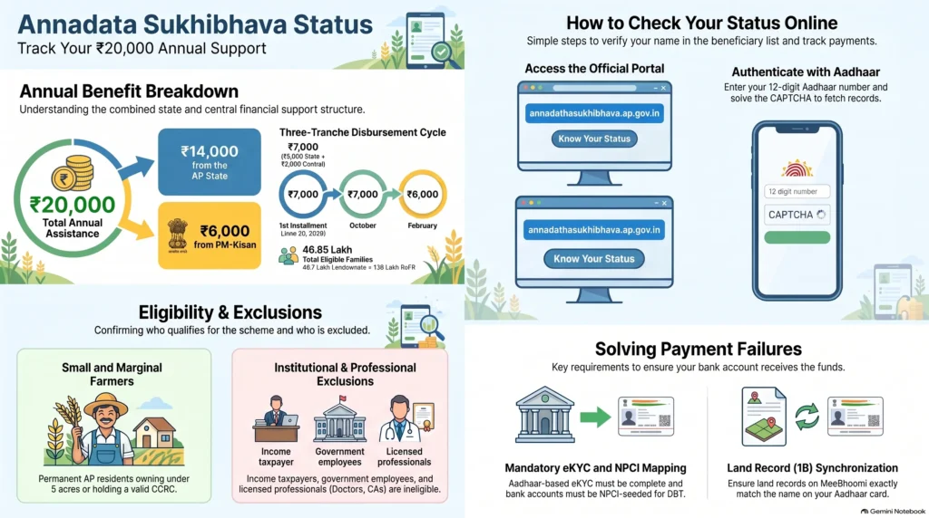 annadata sukhibhava status